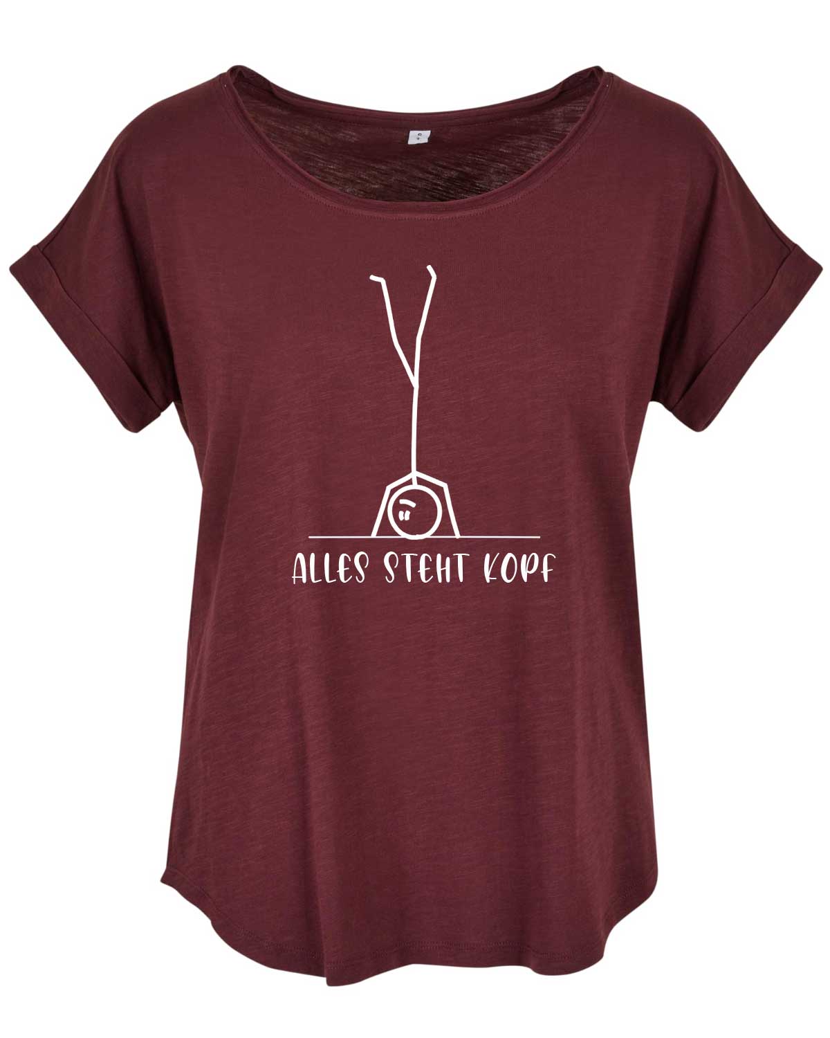 Yoga Ladies Long Slub Tee "Kopfstand"