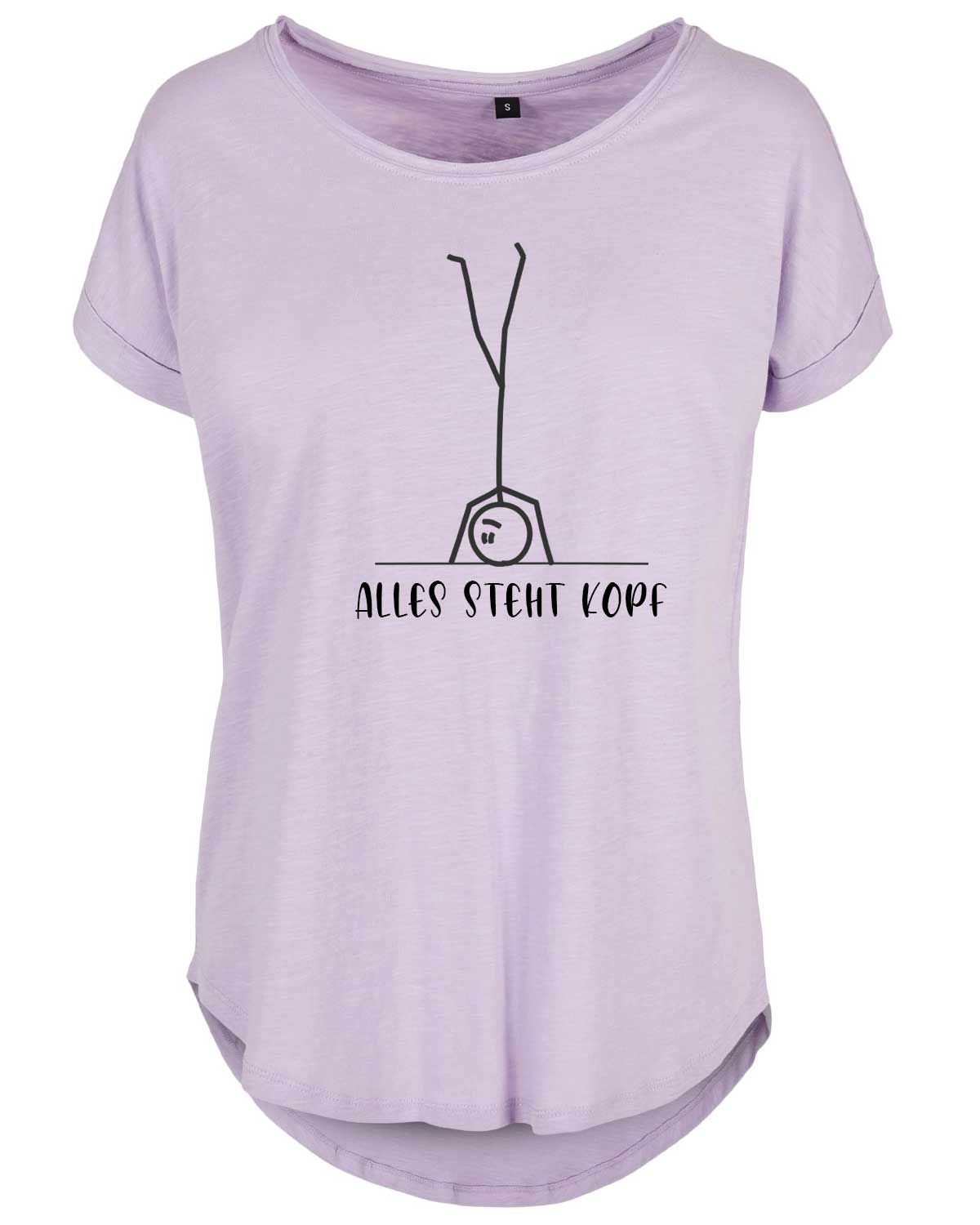 Yoga Ladies Long Slub Tee "Kopfstand"