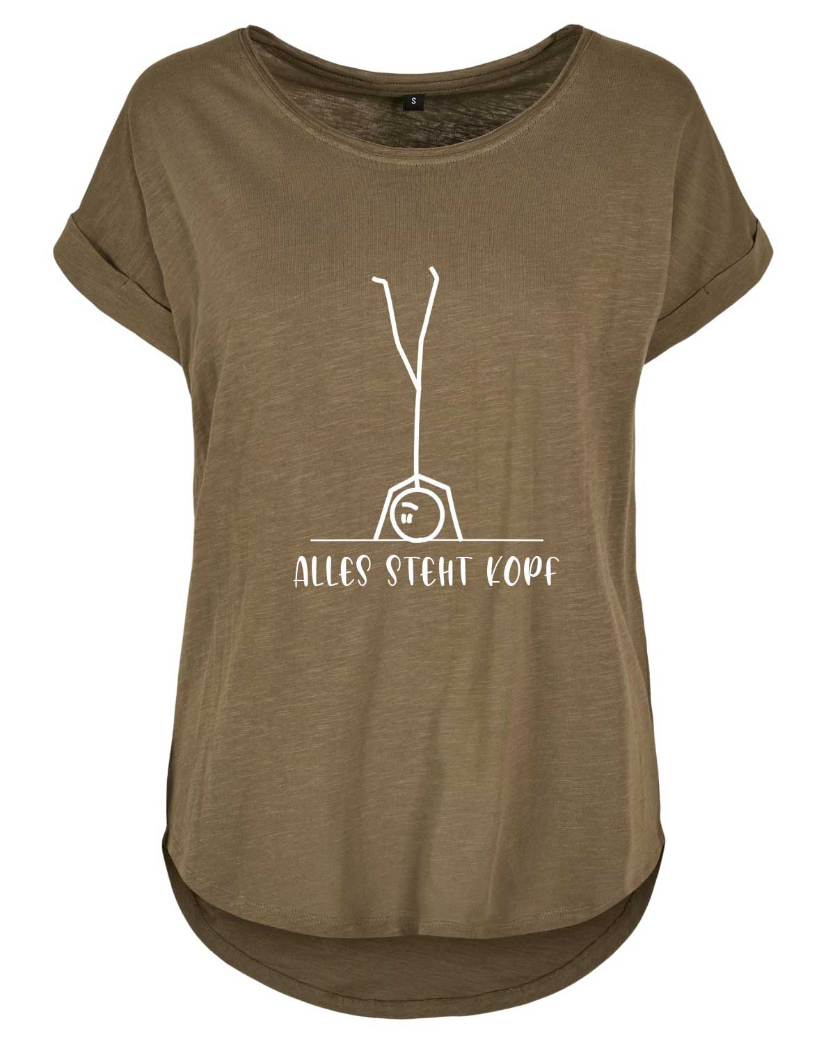 Yoga Ladies Long Slub Tee "Kopfstand"