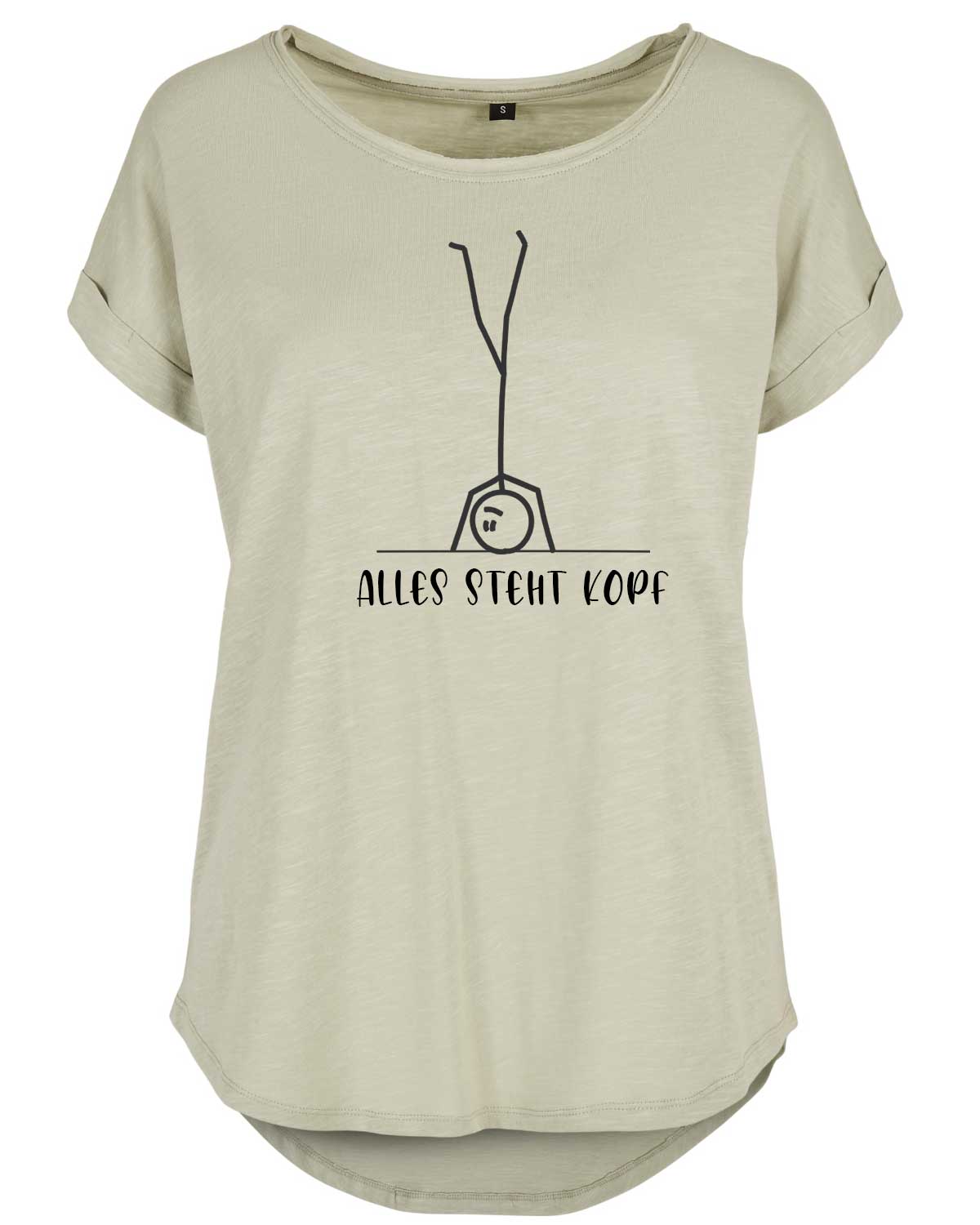 Yoga Ladies Long Slub Tee "Kopfstand"
