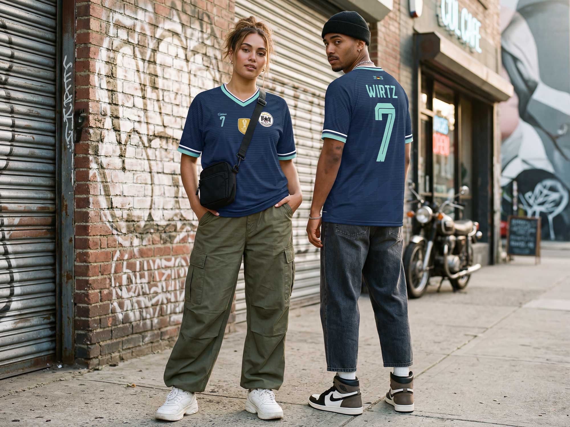 Deutschland WM 2026 Fan-Trikot Away inkl. Name und Nummer (Druck)