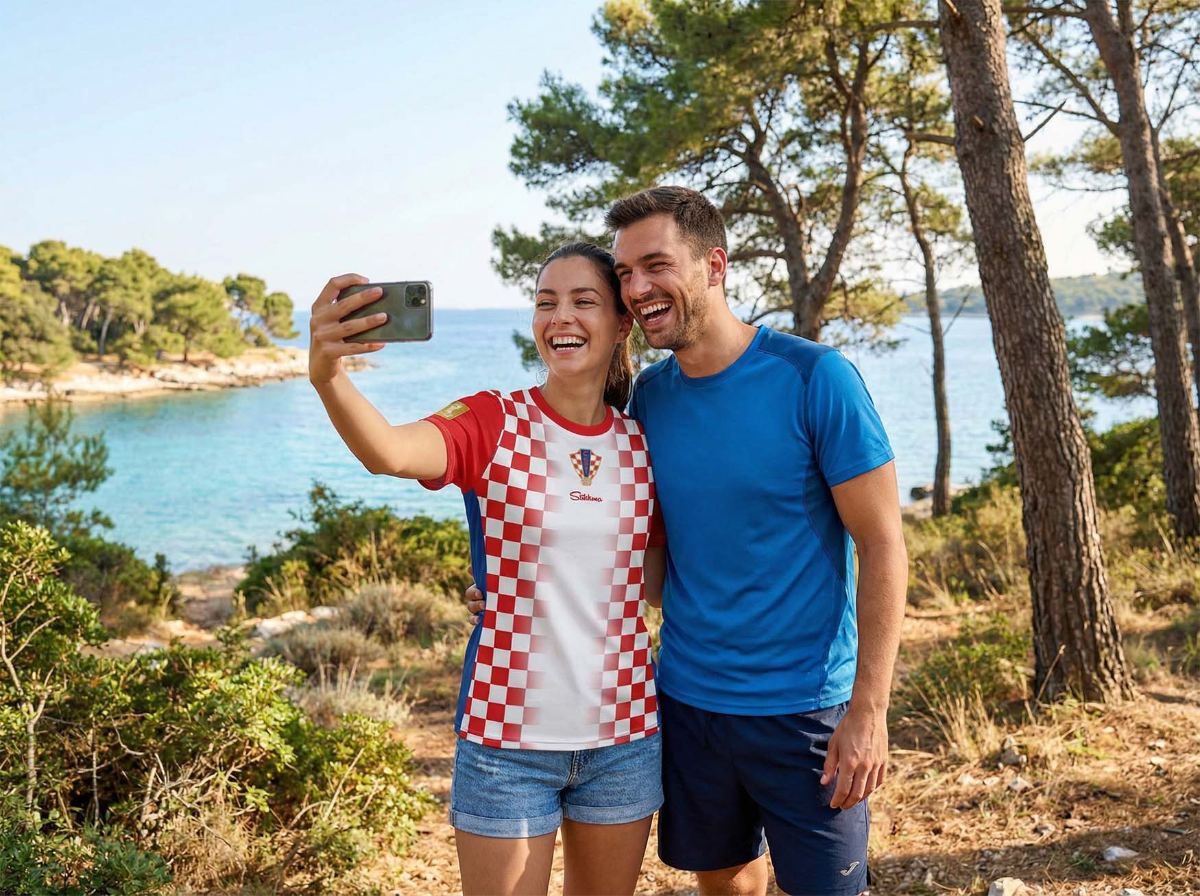 Kroatien WM 2026 Fan-Trikot Heim inkl. Name und Nummer (Druck)