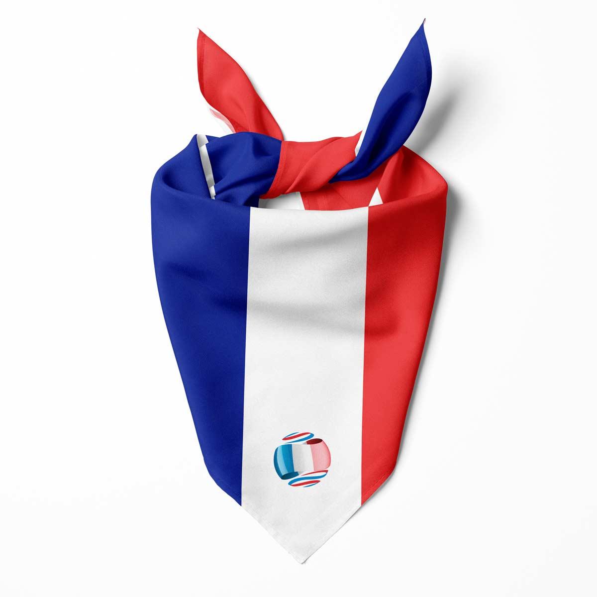 Frankreich - Hundehalstuch