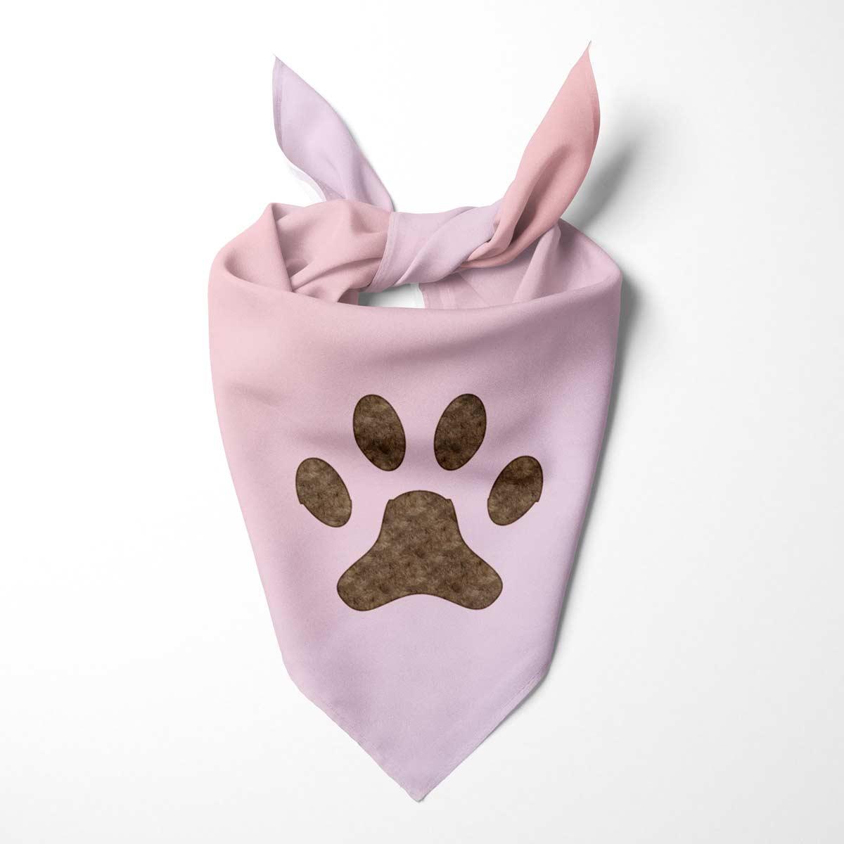 Pfoten Fell Rosa - Hundehalstuch