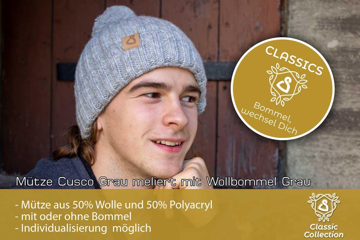 Cusco-graumeliert-grau