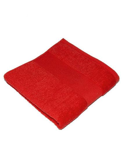 Duschtuch-rot
