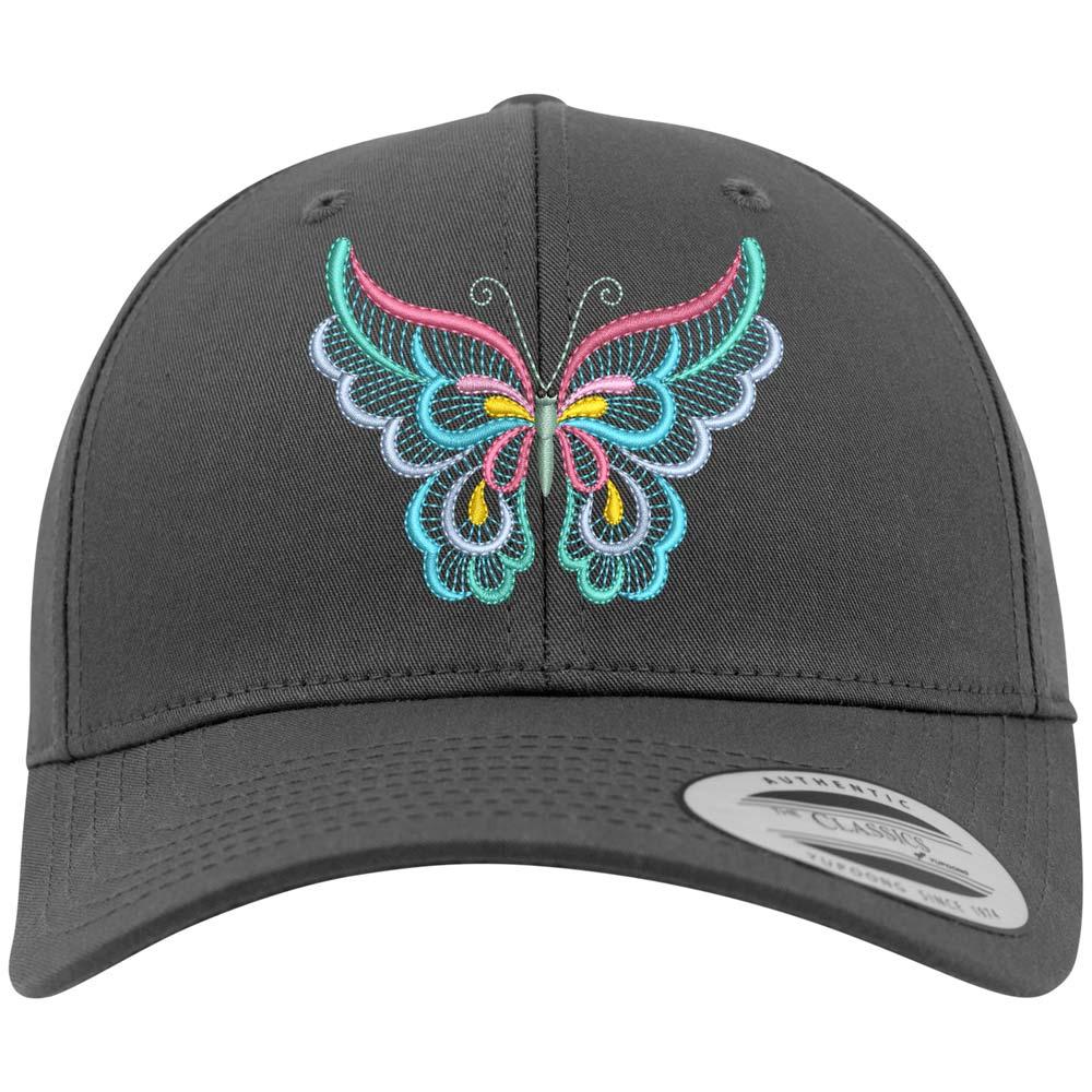 Flexfit-7706-dunkelgrau-schmetterling