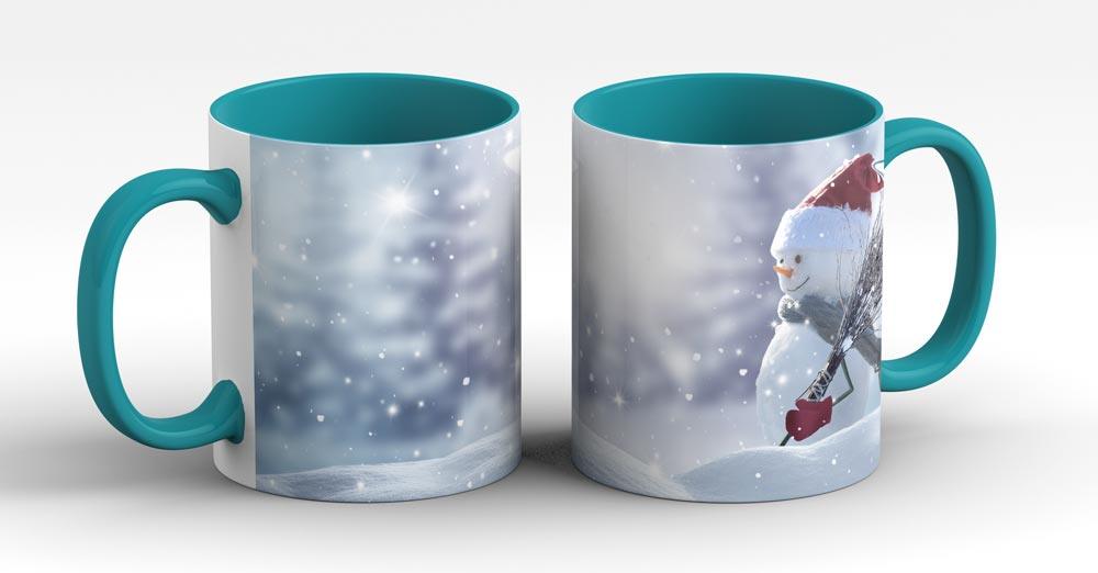 Tasse-Schneemann-tuerkis