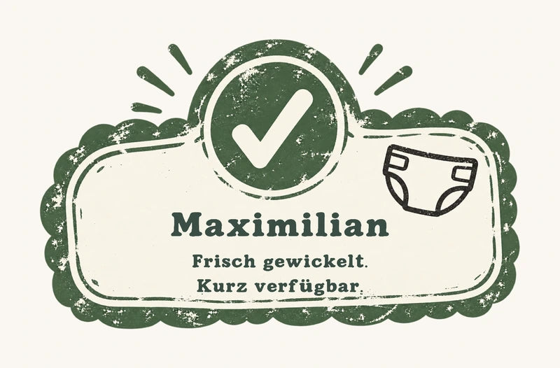 Maximilian im grünen Frischestempel