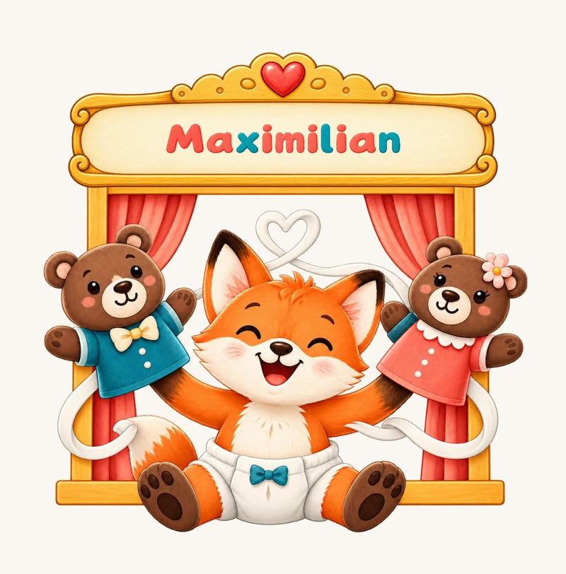 Maximilian auf der goldenen Theaterblende