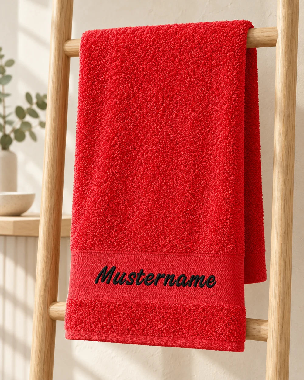 Ein Handtuch. Dein Name.