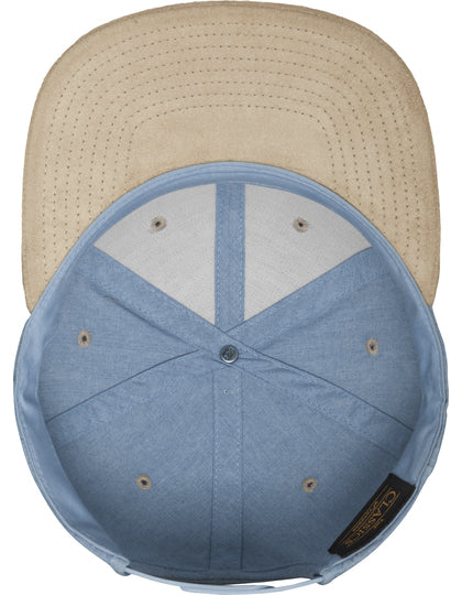 Chambray-Suede Snapback