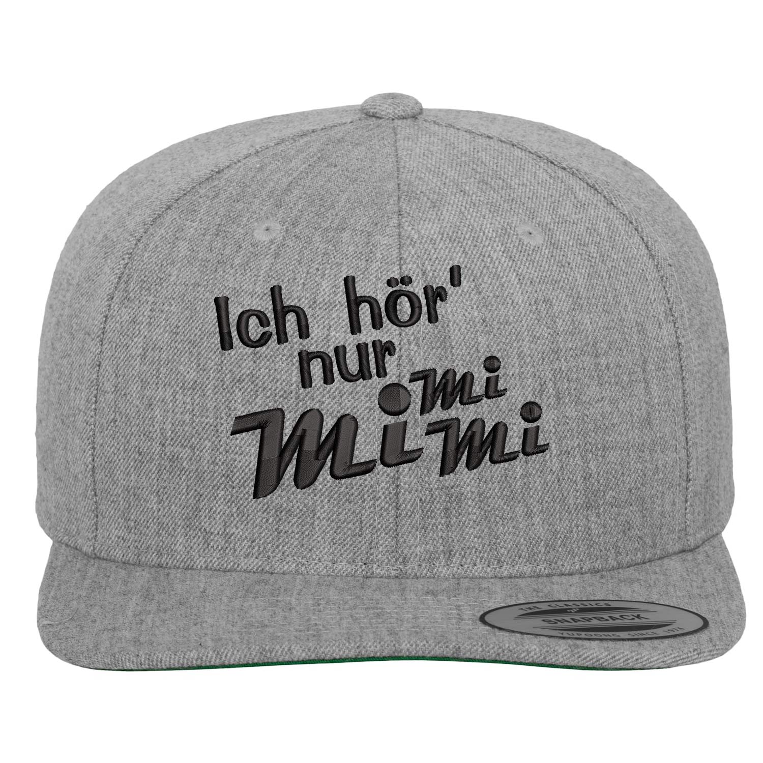 Classic Snapback Cap "Ich hör nur Mimimi"