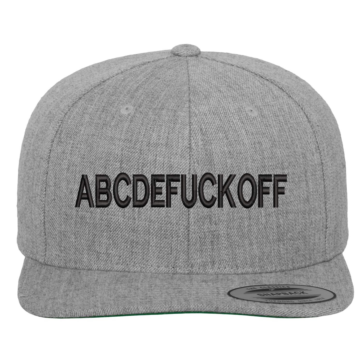 Classic Snapback Cap ABCDEFUCKOFF