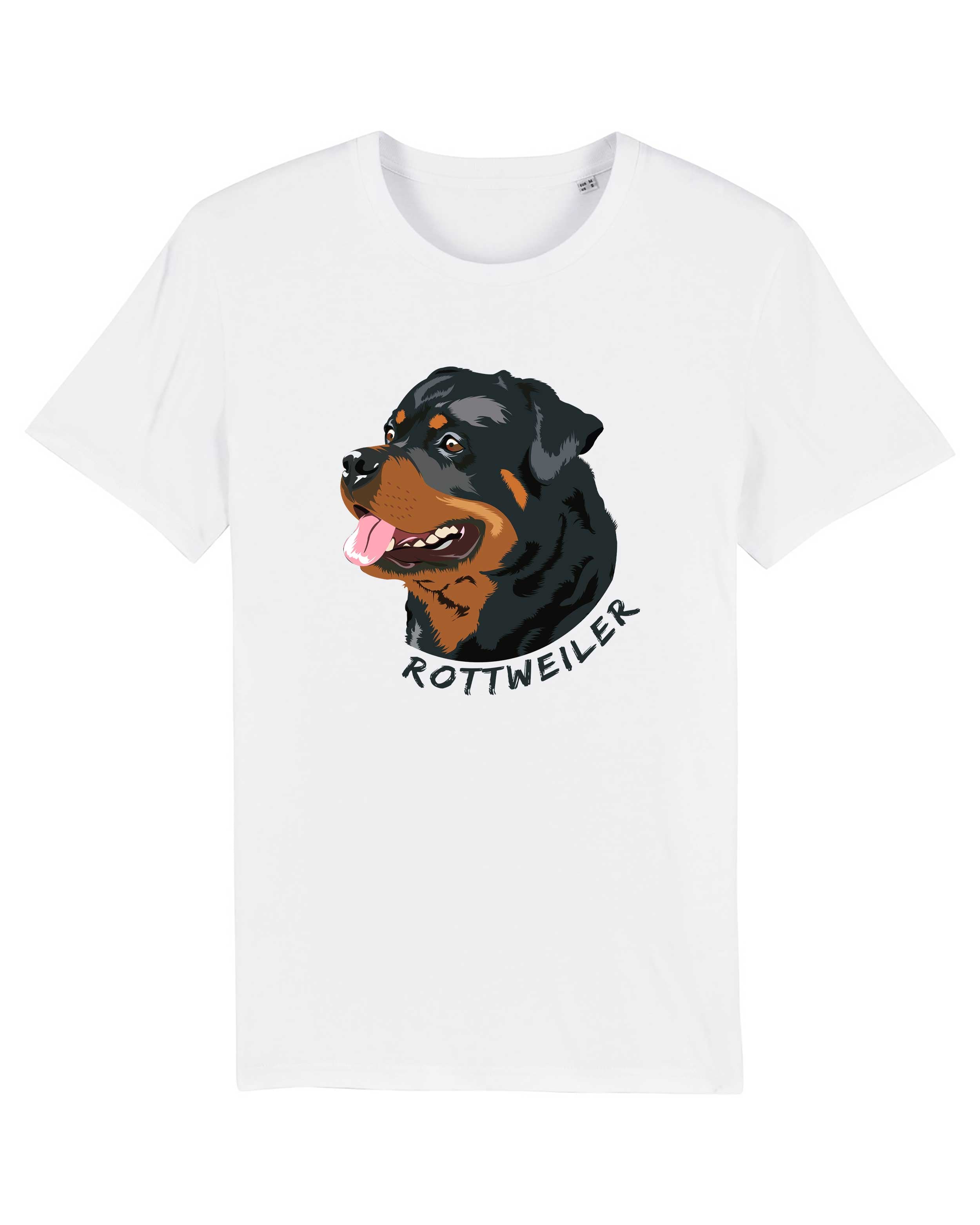 T-Shirt Rottweiler, Bio-Baumwolle, Unisex, Damen, Kids