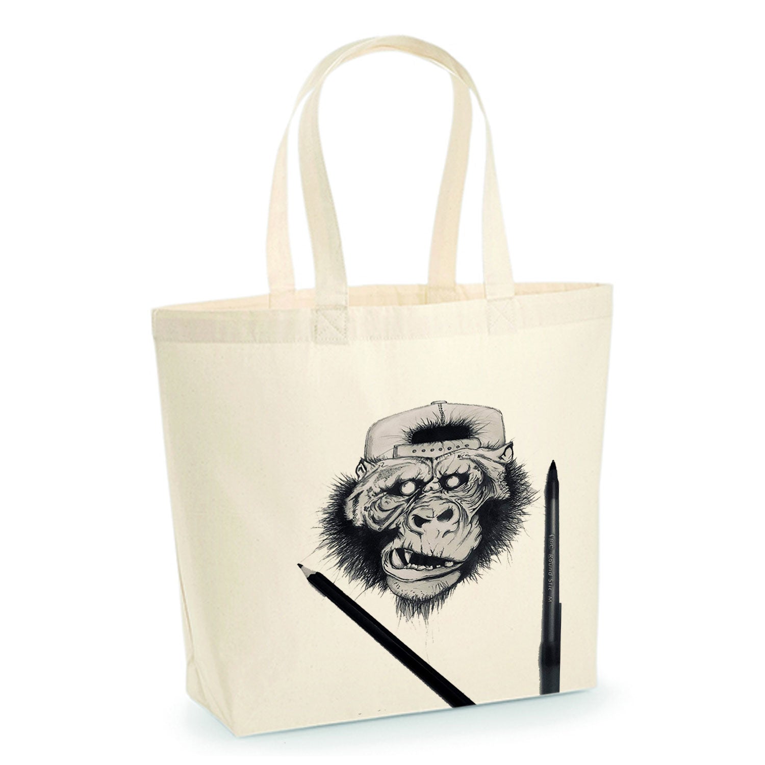 Baumwolltasche "Affe"