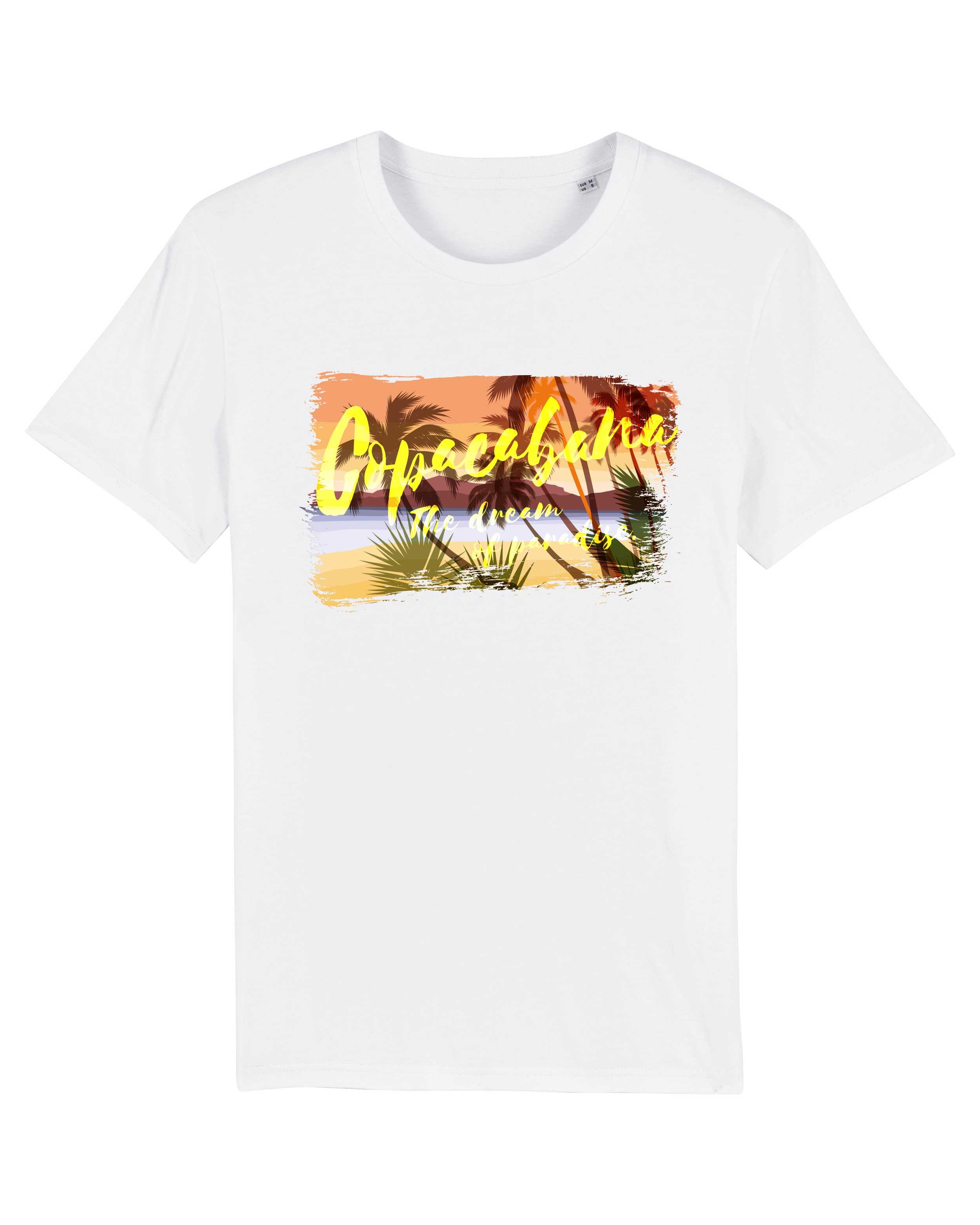 T-Shirt Copacabana Stadt, Bio-Baumwolle, Unisex, Damen, Kids