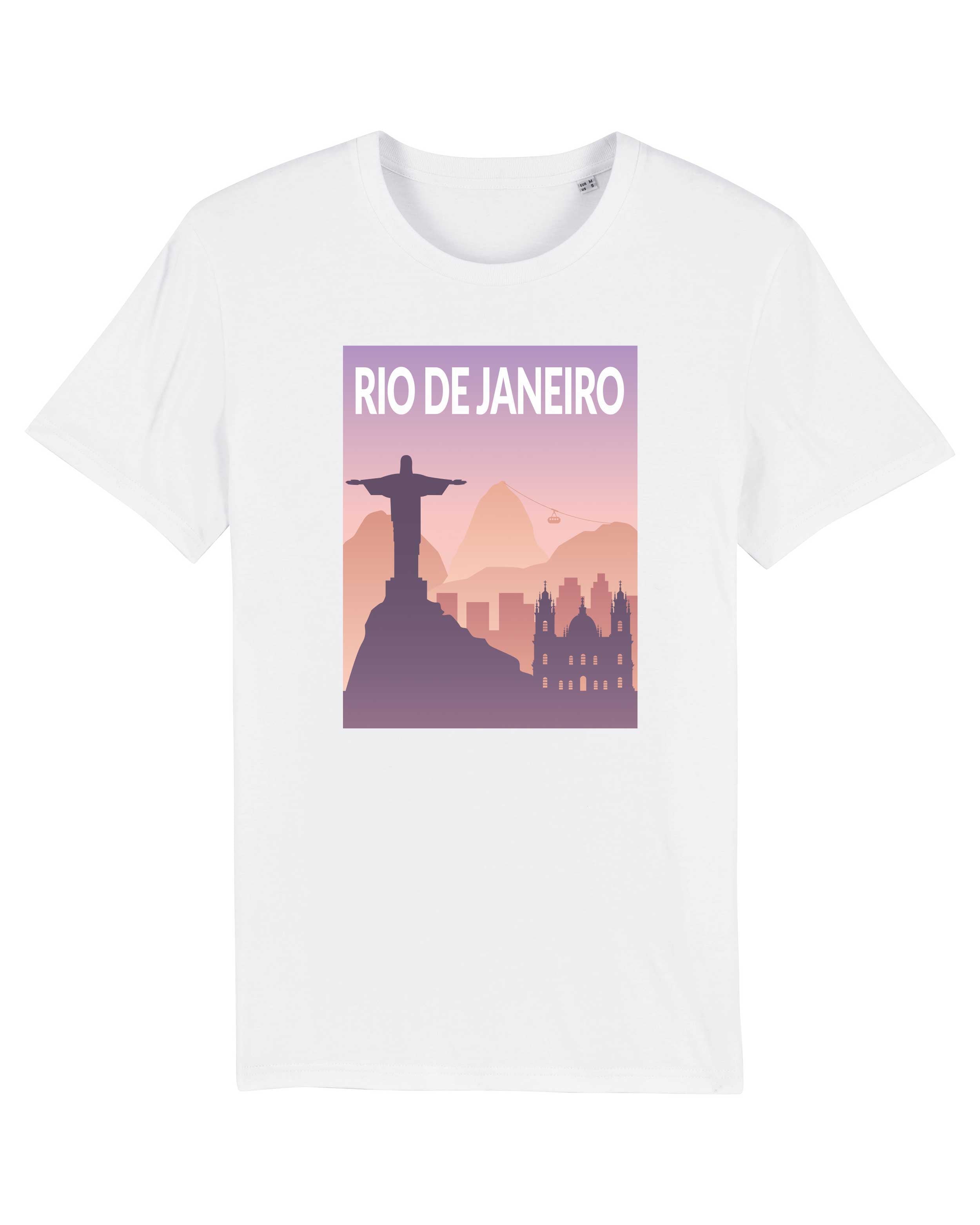 T-Shirt Rio de Janeiro Stadt, Bio-Baumwolle, Unisex, Damen, Kids