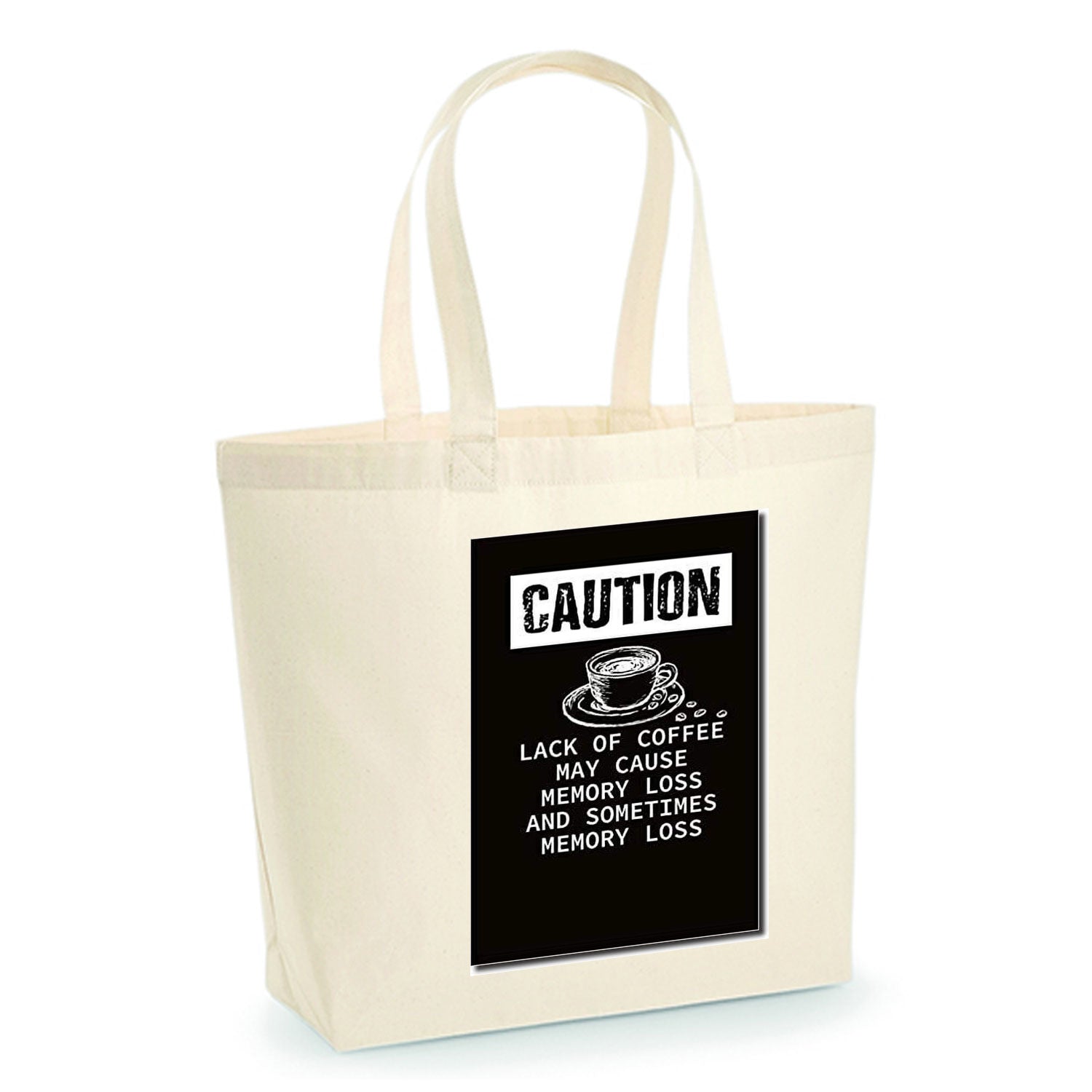 Baumwolltasche "Caution"