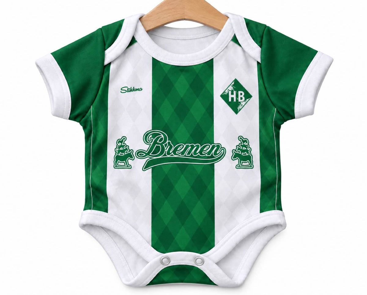 Bremen Baby Body 26/27 Heim inkl. Name und Nummer (Druck)