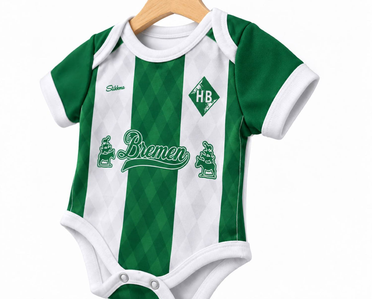 Bremen Baby Body 26/27 Heim inkl. Name und Nummer (Druck)