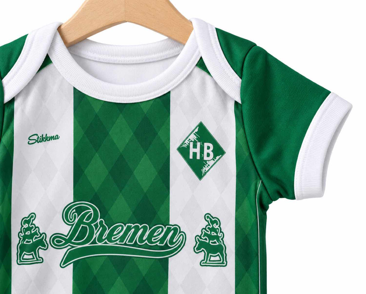 Bremen Baby Body 26/27 Heim inkl. Name und Nummer (Druck)
