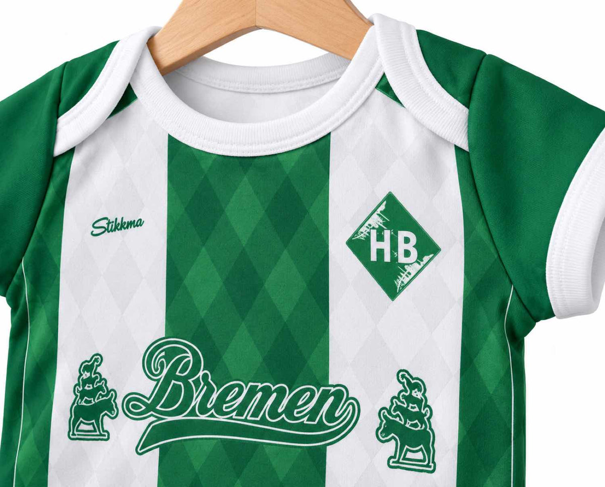 Bremen Baby Body 26/27 Heim inkl. Name und Nummer (Druck)