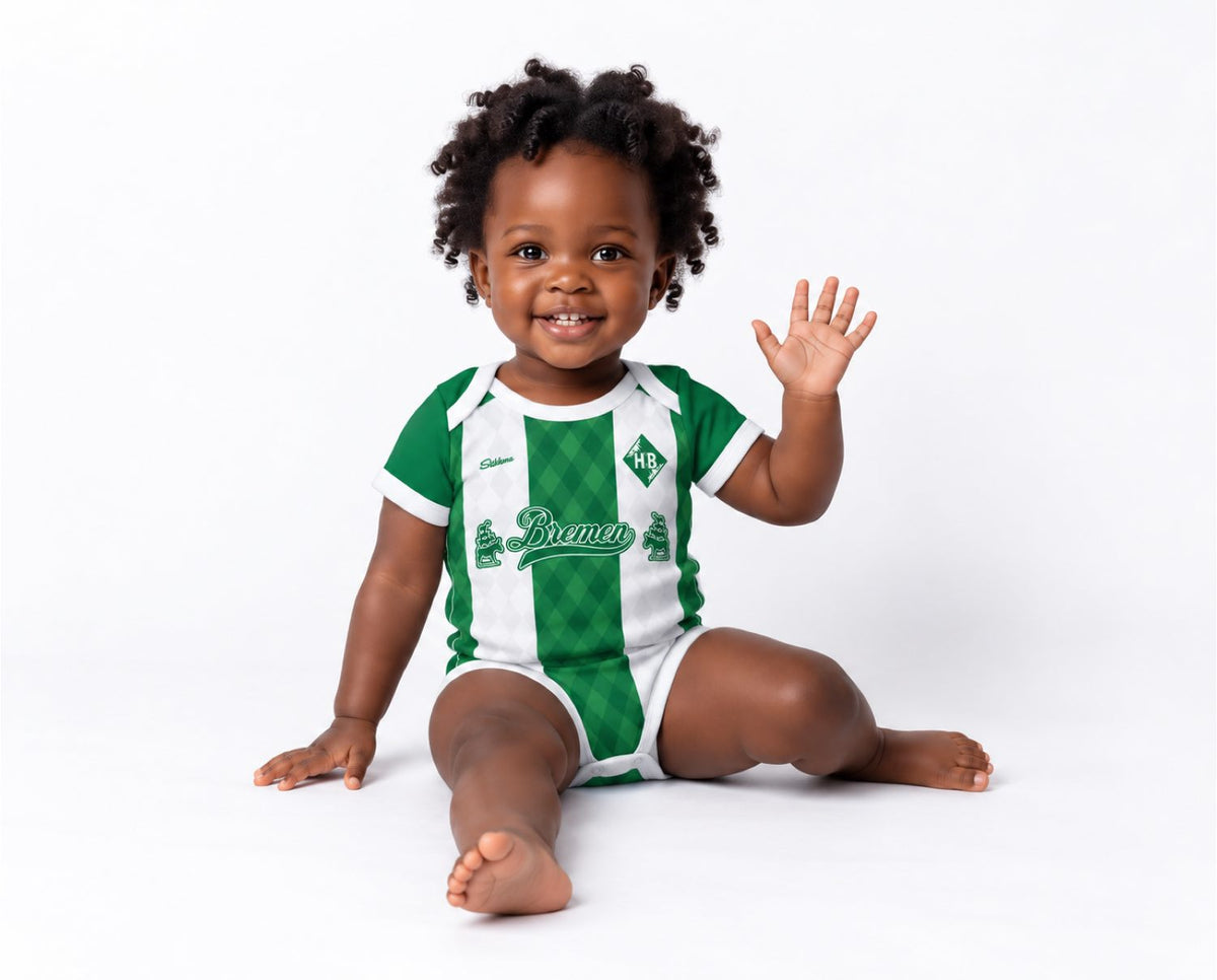 Bremen Baby Body 26/27 Heim inkl. Name und Nummer (Druck)