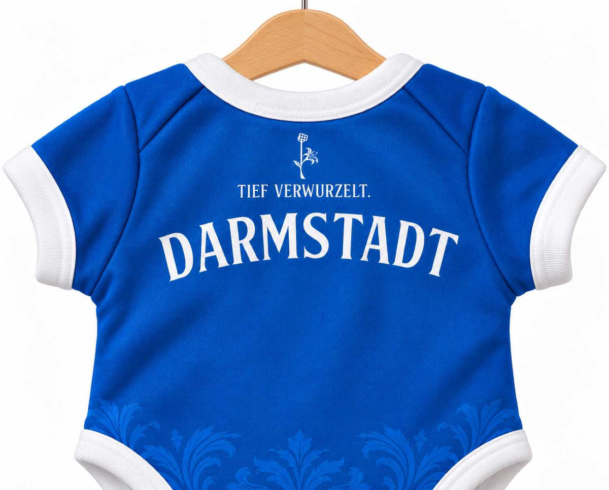 Darmstadt Baby Body 26/27 Heim inkl. Name und Nummer (Druck)