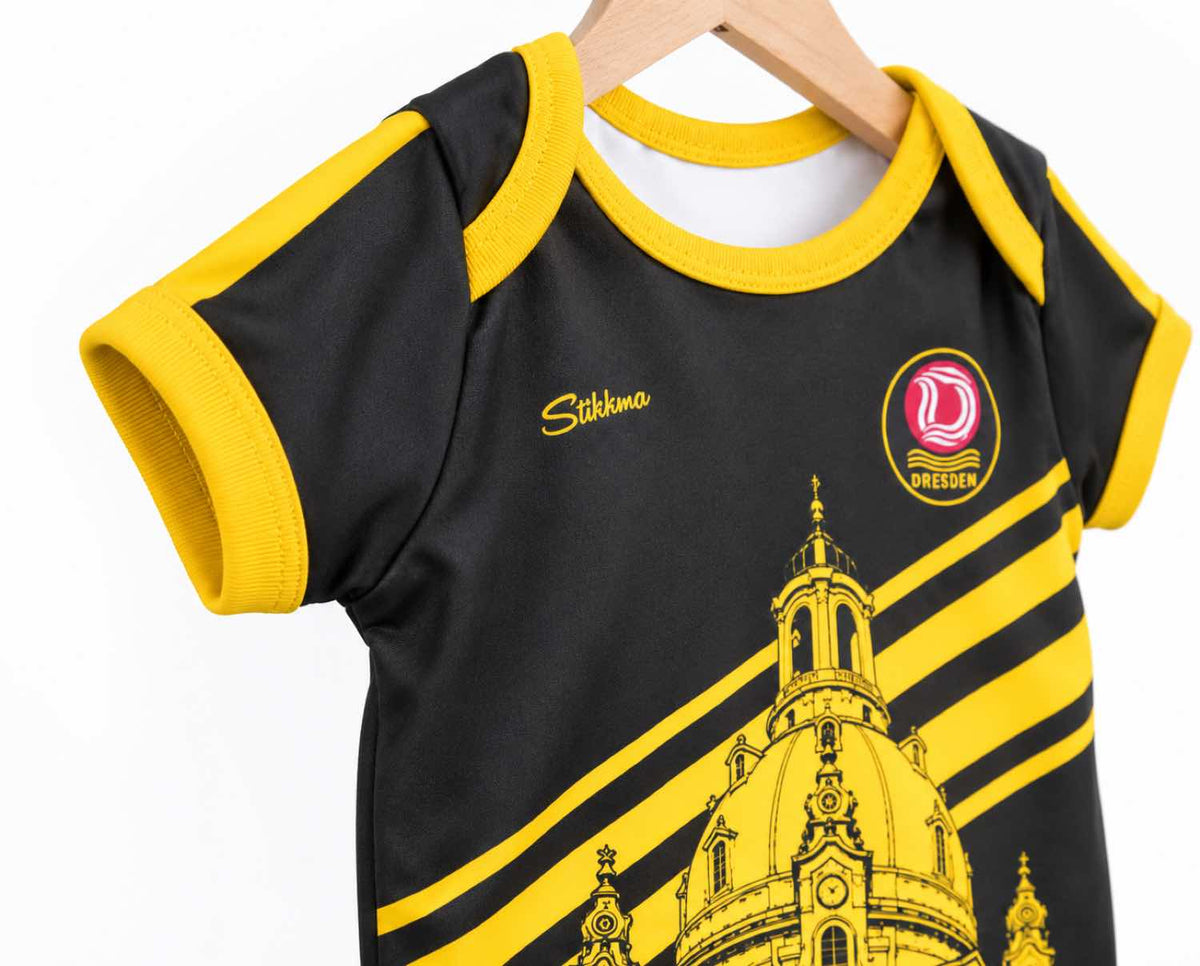 Dresden Baby Body 26/27 Auswärts inkl. Name und Nummer (Druck)