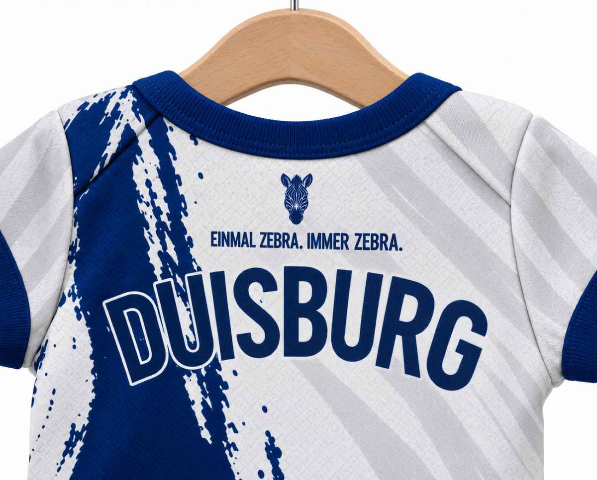 Duisburg Baby Body 26/27 Heim inkl. Name und Nummer (Druck)