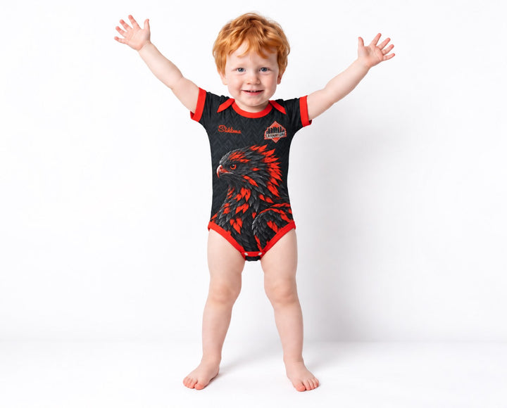 Frankfurt Baby Body 26/27 "Adler" inkl. Name und Nummer (Druck)