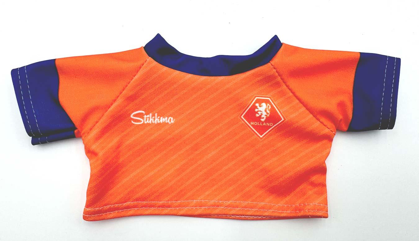 Holland EM2024 Trikot für Kuscheltiere, div. Größen- inkl. kostenloser Personalisierung (Druck)