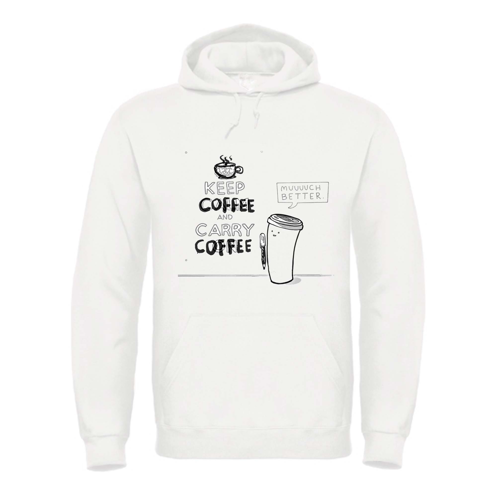 Hoodie "Keep coffe and...."