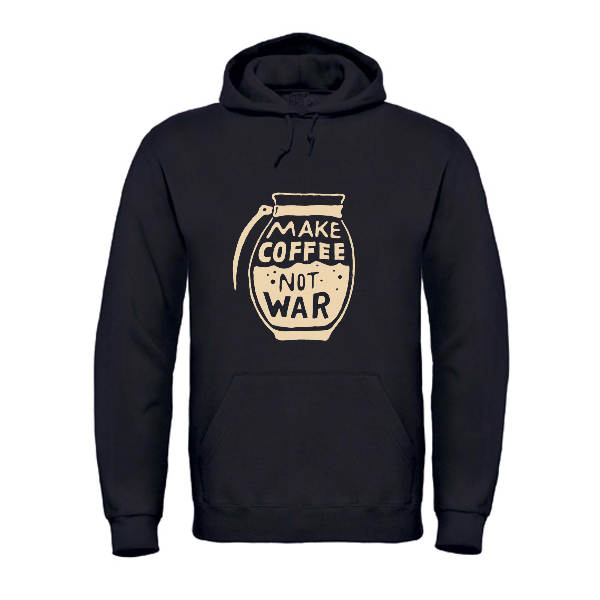 Hoodie "Make Coffe not war"