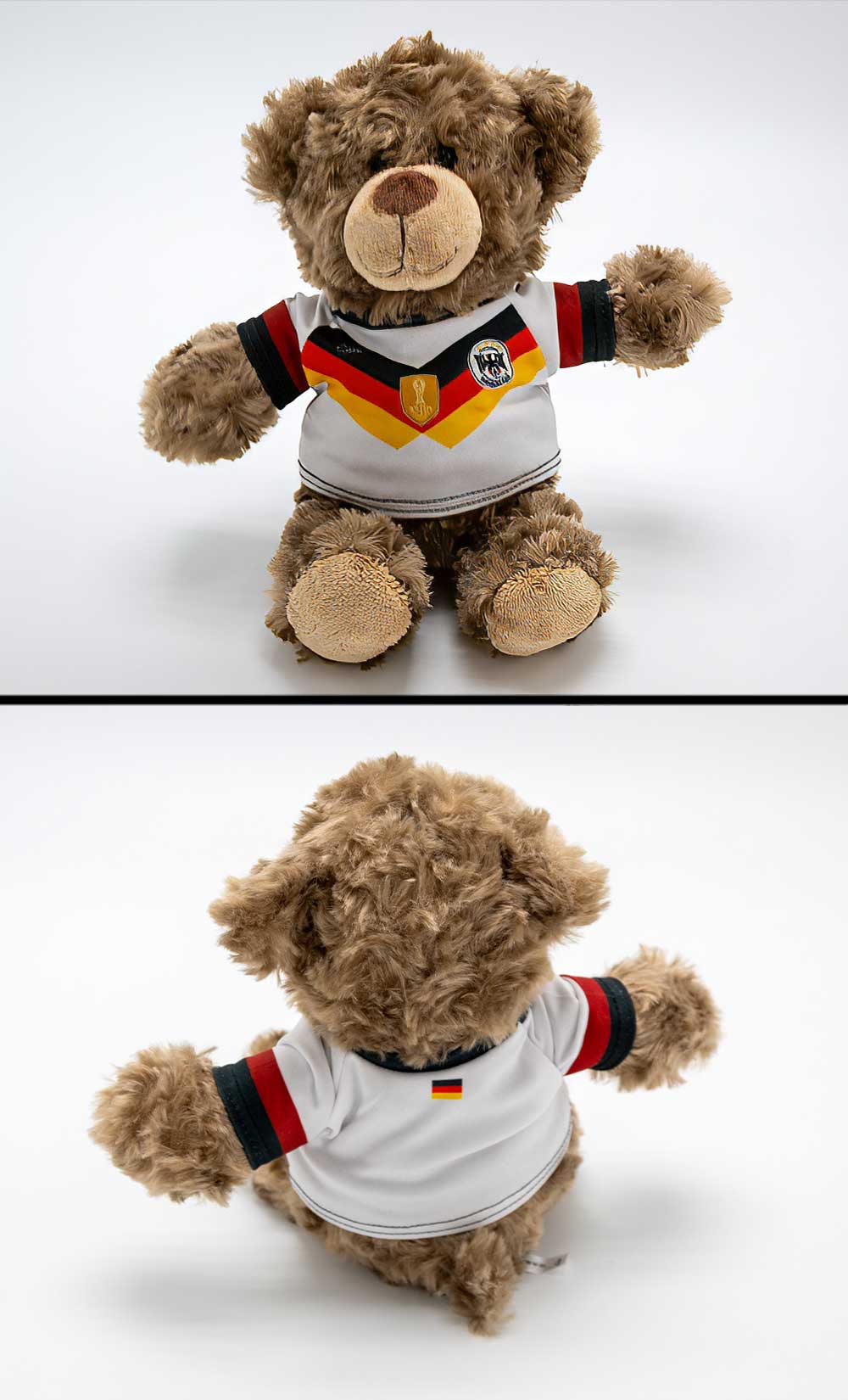 Kuscheltier personalisierbar mit Fan Trikot Deutschland Heim WM2026 inkl. kostenloser Personalisierung