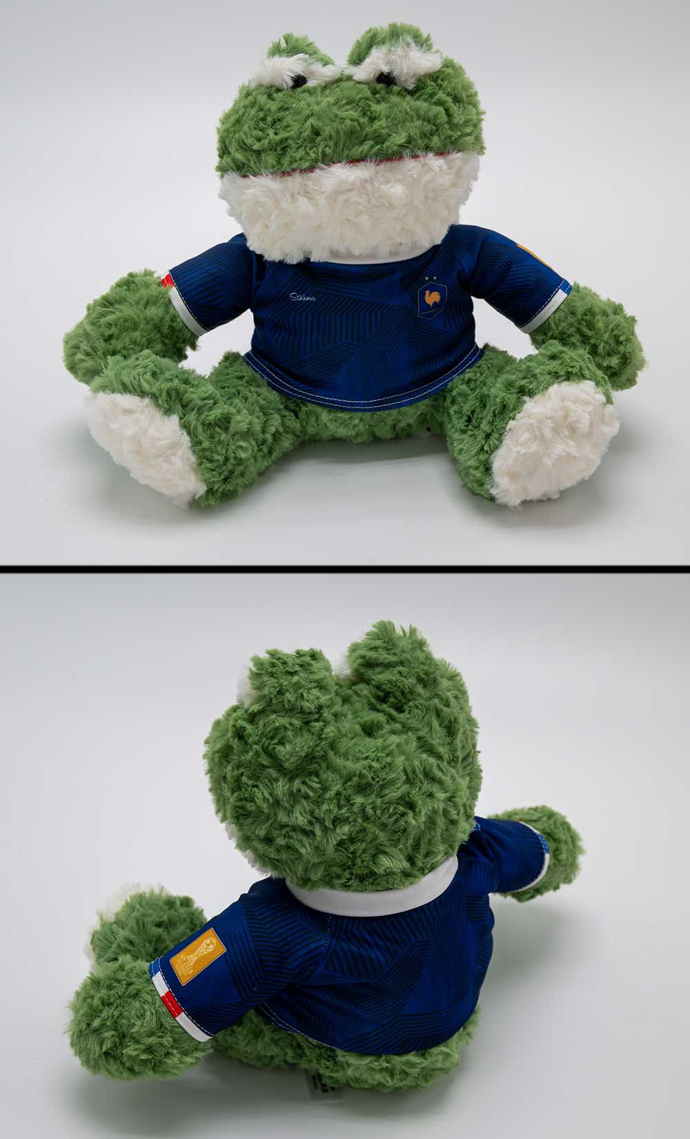 Kuscheltier personalisierbar mit Fan Trikot Frankreich WM2026 inkl. kostenloser Personalisierung