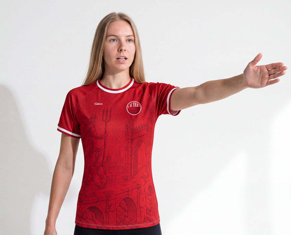 Kaiserslautern Fan-Trikot Damen 26/27 "Hüter der Brücke" inkl. Name und Nummer (Druck)