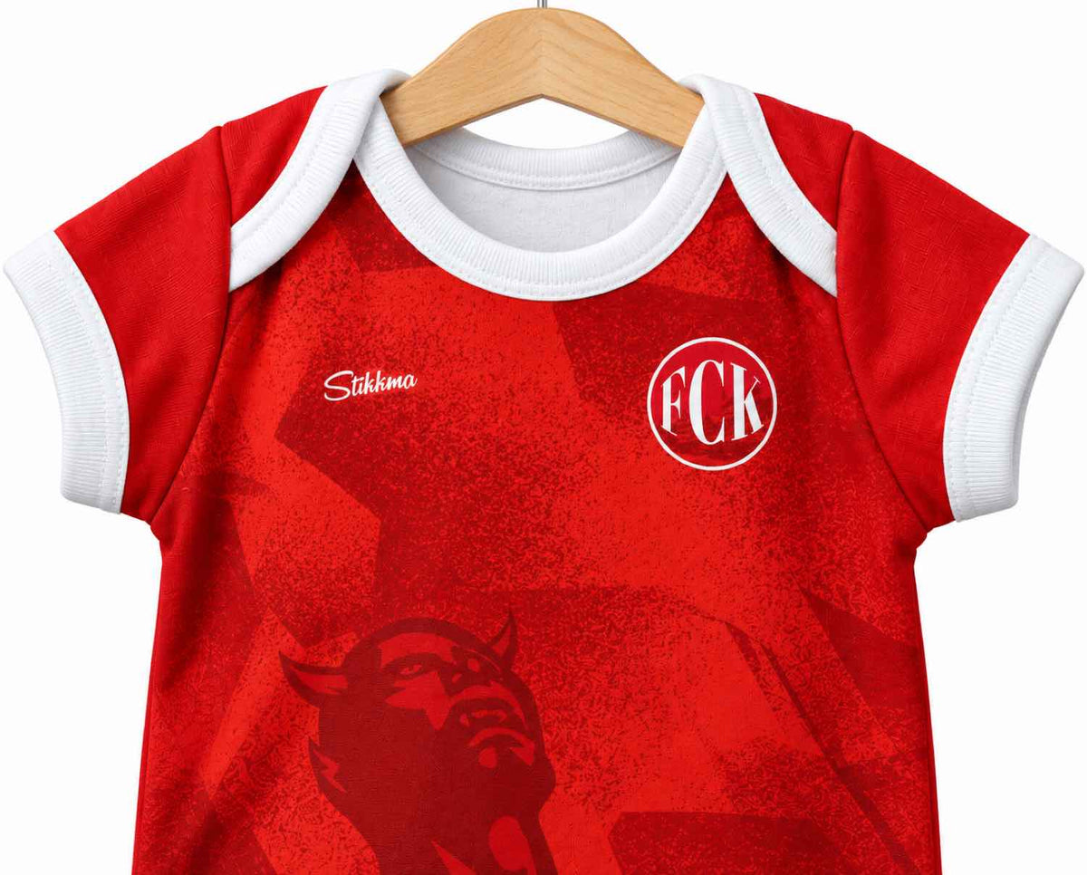 Kaiserslautern Baby Body 26/27 Heim inkl. Name und Nummer (Druck)