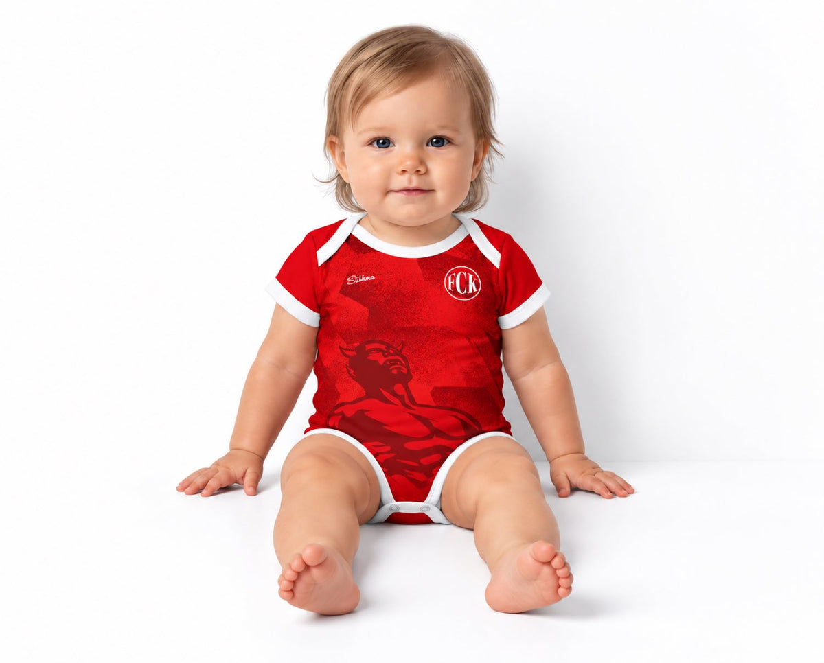 Kaiserslautern Baby Body 26/27 Heim inkl. Name und Nummer (Druck)