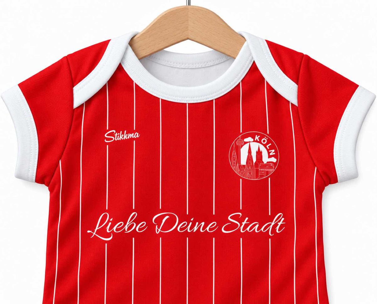 Köln Baby Body 26/27 Auswärts inkl. Name und Nummer (Druck)