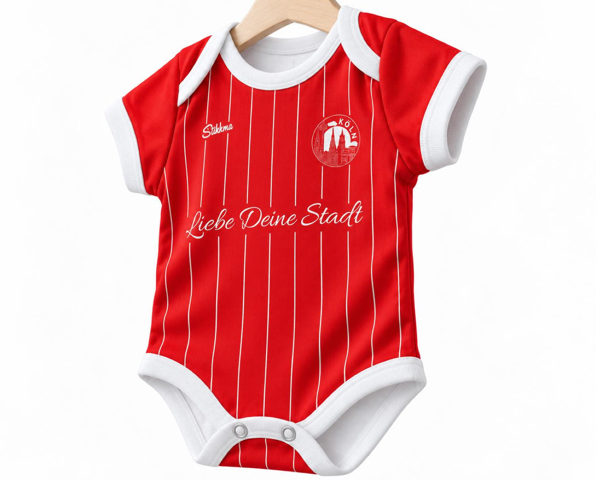 Köln Baby Body 26/27 Auswärts inkl. Name und Nummer (Druck)