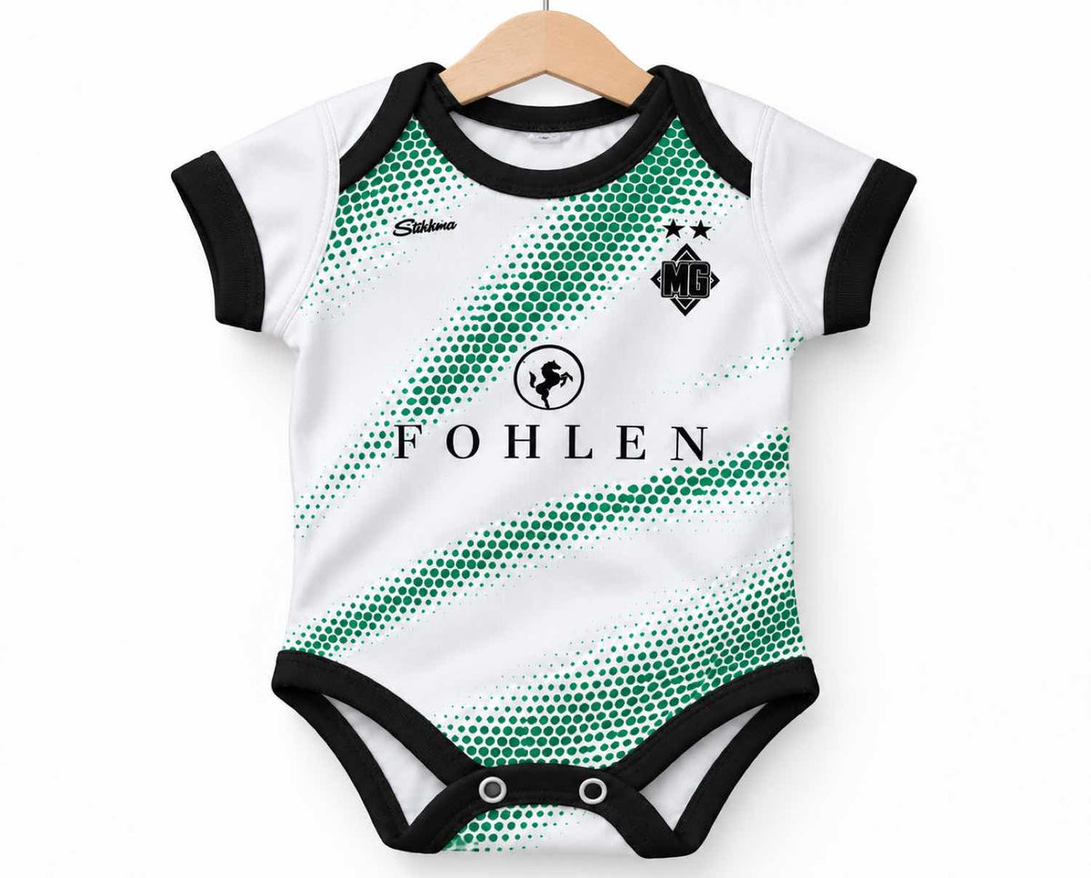 Mönchengladbach Baby Body 26/27 Heim inkl. Name und Nummer (Druck)