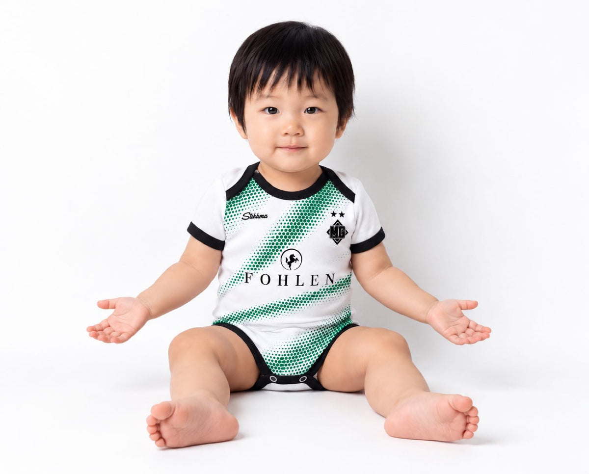 Mönchengladbach Baby Body 26/27 Heim inkl. Name und Nummer (Druck)