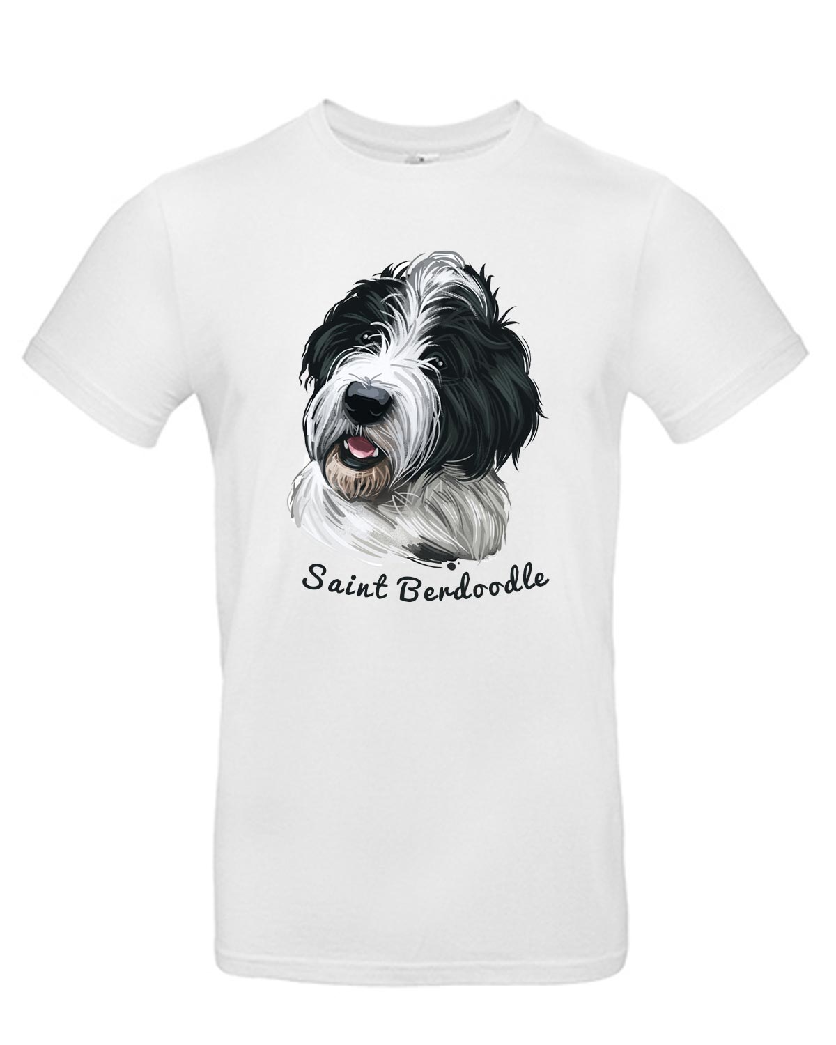 T-Shirt Saint Berdoodle Bio-Baumwolle, Unisex, Damen, Kids
