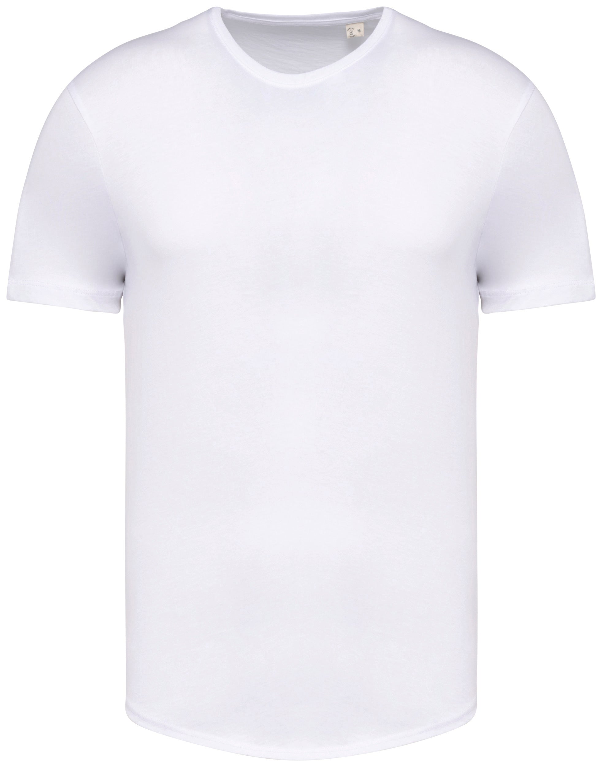 Herren-T-Shirt mit abgerundetem Saum und Rundhalsausschnitt- 155g - Individualisierung