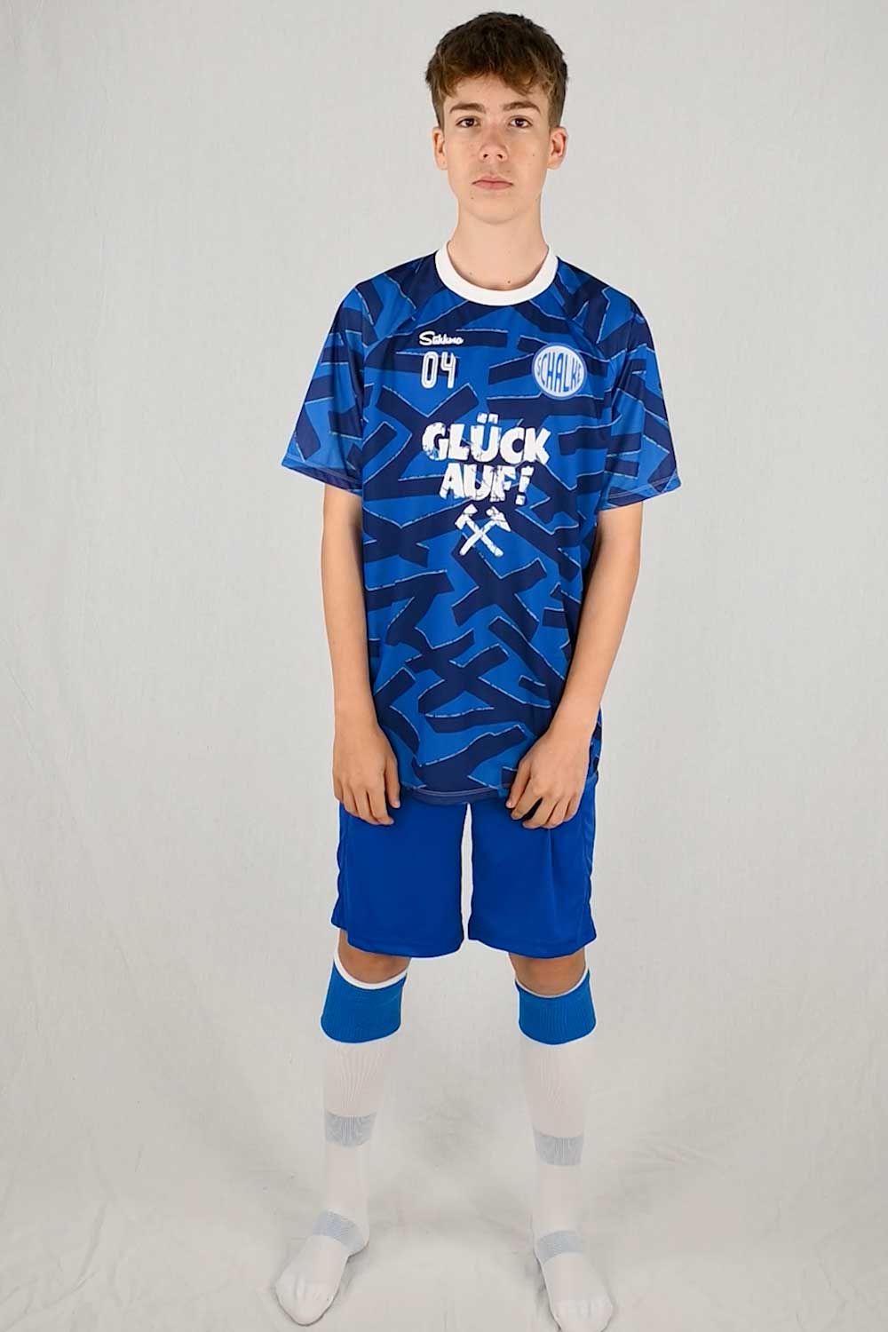 Schalke Fan-Trikot Heim 25/26 inkl. Name und Nummer (Druck)