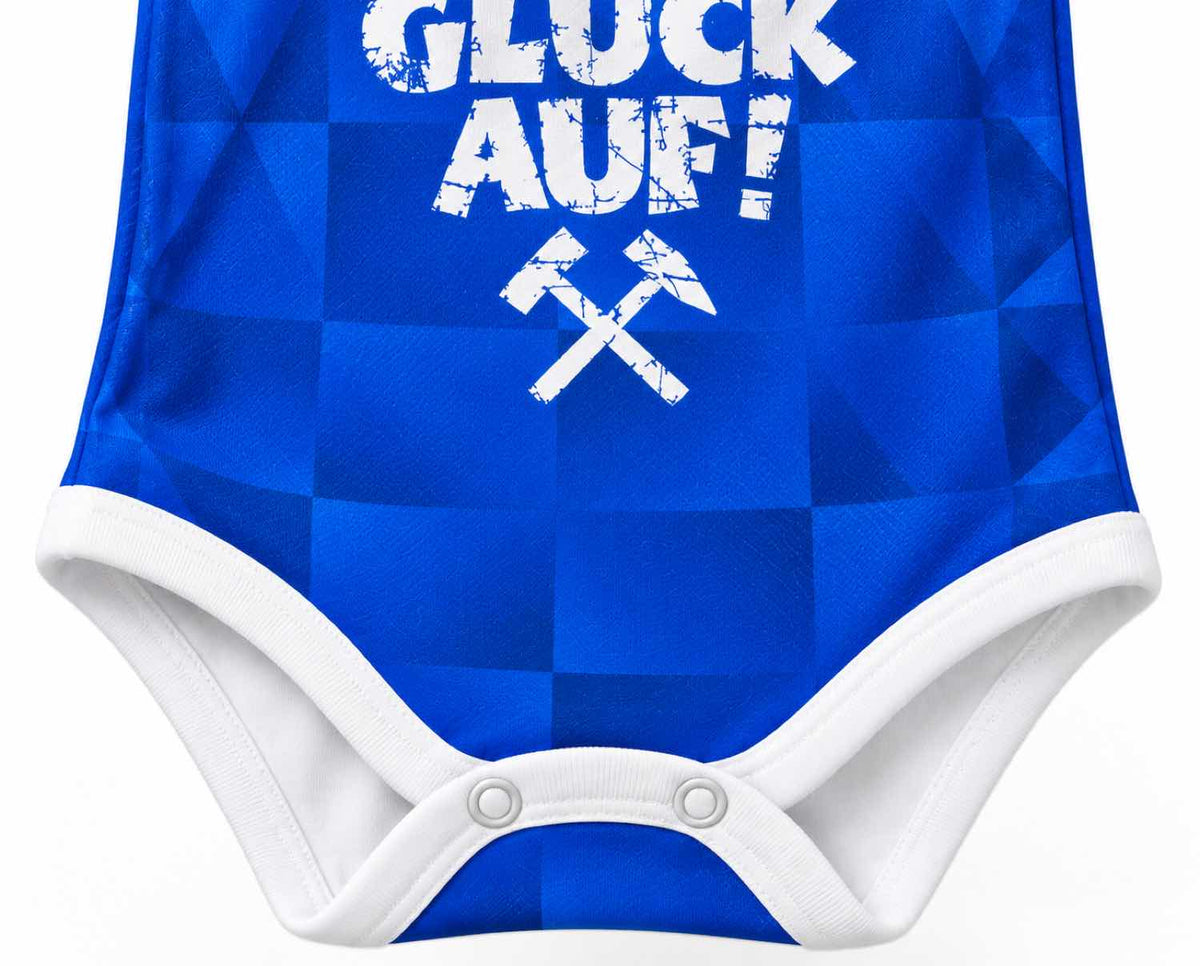 Schalke Baby Body 26/27 Heim inkl. Name und Nummer (Druck)