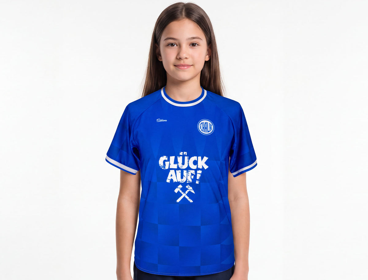 Schalke Fan-Trikot Kids 26/27 Heim inkl. Name und Nummer (Druck)