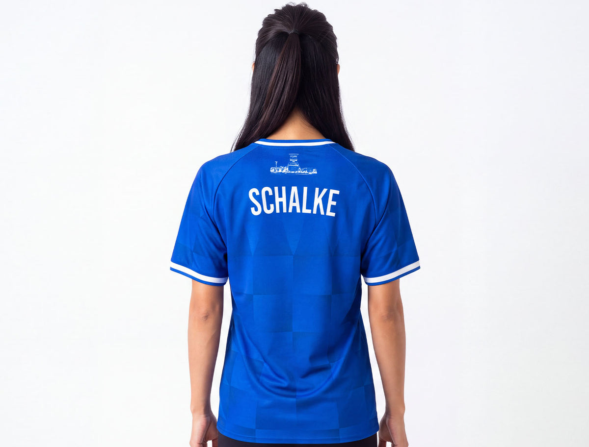 Schalke Fan-Trikot Damen 26/27 Heim inkl. Name und Nummer (Druck)